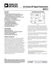 AD5273BRJ10-REEL7 datasheet.datasheet_page 1