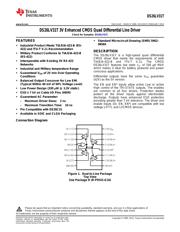 DS26LV31TMX Datenblatt PDF