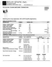 2N2905A 数据规格书 1