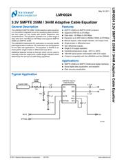 LMH0024MAX/NOPB datasheet.datasheet_page 2