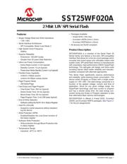 SST25WF020AT-40I/CS datasheet.datasheet_page 1