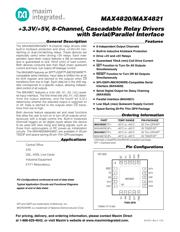 MAX4820ETP+ Datenblatt PDF