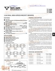 TC1426CPA 数据规格书 1