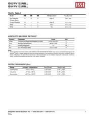 IS63WV1024BLL-12BLI datasheet.datasheet_page 3