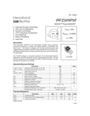 IRFZ34NPBF Datenblatt PDF