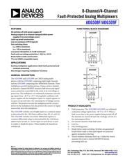 ADG508FBNZ Datenblatt PDF
