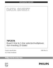 N74F257AN,602 datasheet.datasheet_page 1