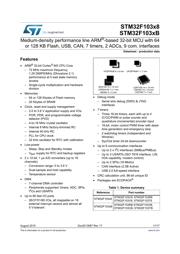STM32F103R6T6A Datenblatt PDF