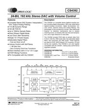 CS4392-KS datasheet.datasheet_page 1