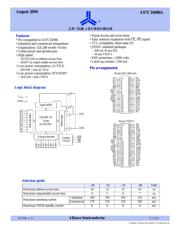AS7C34096A-10TIN 数据规格书 1