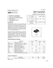 IRF7343PBF 数据规格书 1