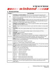 W78E054C40DL 数据规格书 5
