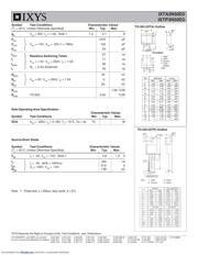 IXTA3N50D2 数据规格书 2