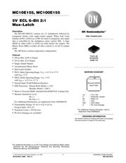MC10E155FNR2G 数据规格书 1