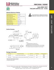 HMC550A 数据规格书 6
