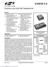 SI4010-C2 数据规格书 1