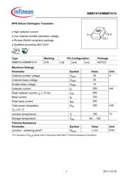 MMBTA 14 LT1 数据规格书 1