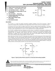 TLV2221CDBVTG4 数据规格书 1