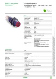 XUB0ANSNM12 datasheet.datasheet_page 1