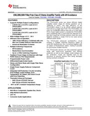 TPA3125D2EVM Datenblatt PDF