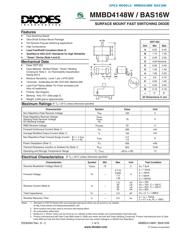 BAS16W-7 数据规格书 1