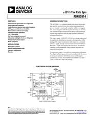 ADXRS614WBBGZA-RL datasheet.datasheet_page 1