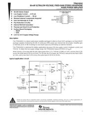 TPA6102A2DGKRG4 数据规格书 1