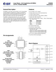 ICS83905AGLF datasheet.datasheet_page 1