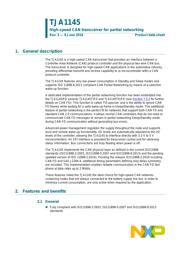 TJA1145TK datasheet.datasheet_page 1