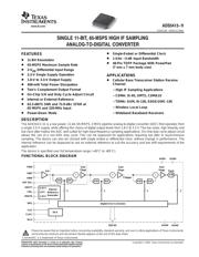 ADS5413-11IPHPG4 数据规格书 1