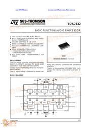 TDA7432 datasheet.datasheet_page 1