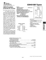 CD4018BM96 Datenblatt PDF