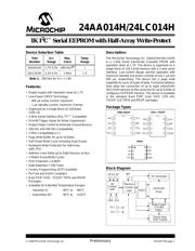 24AA014HT-I/SN 数据规格书 1