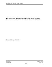 KSZ8441HLI-EVAL 数据规格书 1