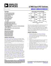 ADG441BRZ Datenblatt PDF