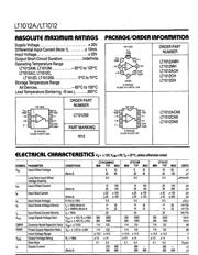 LT1012 数据规格书 2