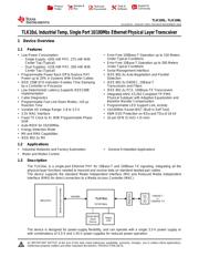 TLK105LRHBR datasheet.datasheet_page 1