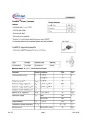 IPP60R099CPXKSA1 datasheet.datasheet_page 1