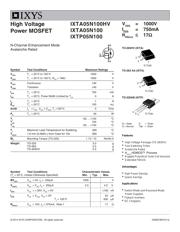 IXTP05N100 datasheet.datasheet_page 1