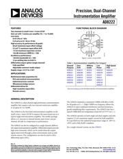 AD8222ACPZ-RL datasheet.datasheet_page 1