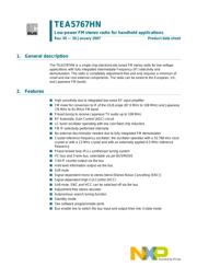 TEA5767HN/V3,157 datasheet.datasheet_page 2