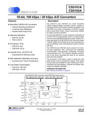 CS5101A-JL8 数据规格书 1