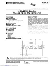 ADS820U/1KG4 datasheet.datasheet_page 1