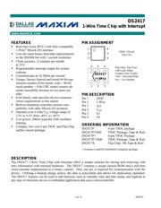 DS2417 datasheet.datasheet_page 1