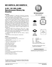 MC10EP016FAR2G datasheet.datasheet_page 1