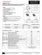 IRGP4078DPBF 数据规格书 1