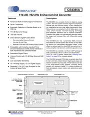 CS4385A-CQZR 数据规格书 1