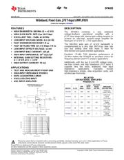 OPA653IDBVT 数据规格书 1