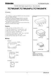 TC7WU04F(TE12L,F) 数据规格书 1