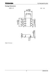 TC7WU04F(TE12L,F) 数据规格书 5